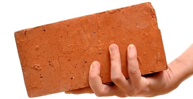 вес красного кирпича