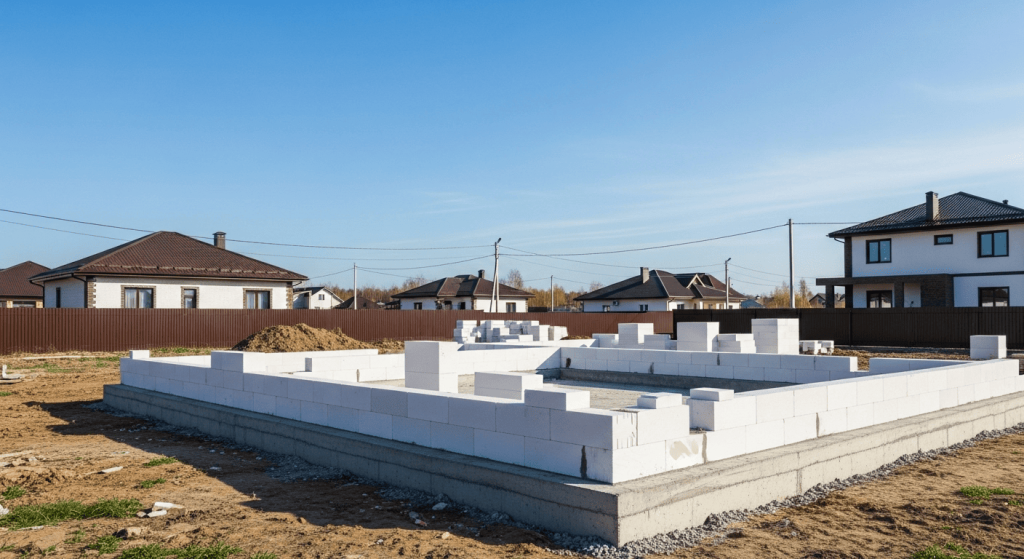 изображение - фундамент под дом из газобетона фундамент под дом из газобетона
