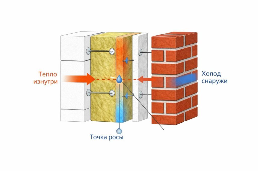 изображение - точка росы в утеплителе точка росы в утеплителе