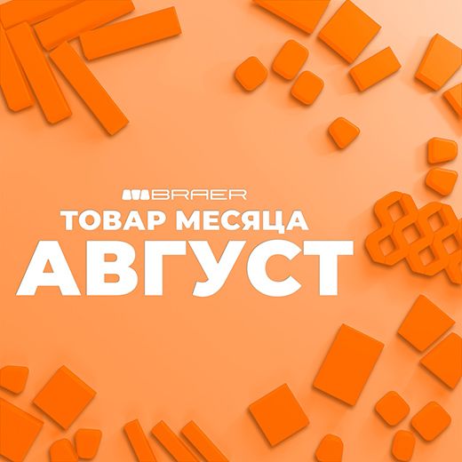 Товар месяца BRAER, бетонная продукция, в августе 2026