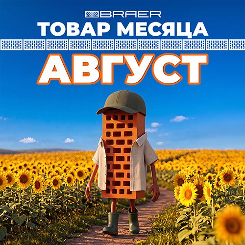 Товар месяца BRAER, керамическая продукция в августе 2026